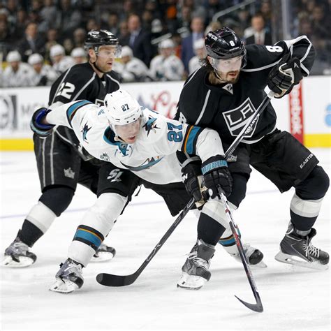 Sharks vs. Kings: Game 1 Live Score, Highlights for 2016 NHL Playoffs ...