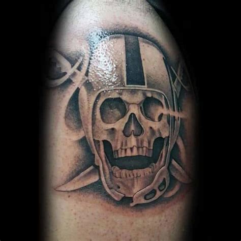 40 Oakland Raiders Tattoos for Men [2023 Inspiration Guide]