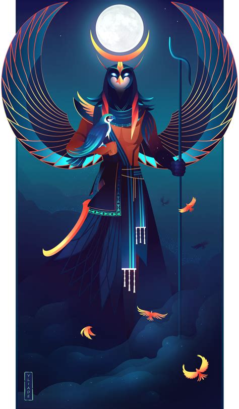 Khonsu ~ Egyptian Gods by https://www.deviantart.com/yliade on ...