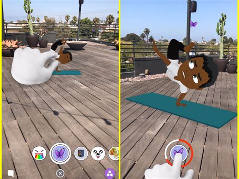 Snapchat adds 3D Bitmoji AR lenses to put virtual avatars in the real ...