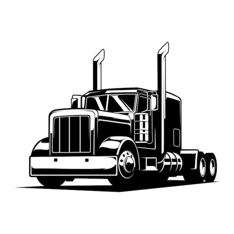 Semi Truck Silhouette Images - Free Download on Freepik