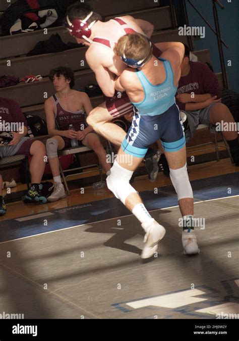 High school wrestling at Wyoming Seminary in Pennsylvania. Wyoming is ...