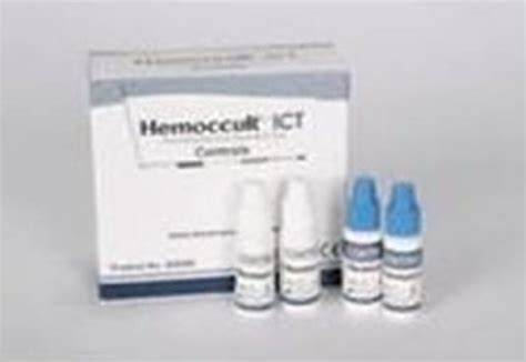 Colorectal Cancer Screening Control Kit Hemoccult® ICT Fecal Occult ...