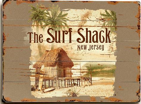 The Surf Shack Custom Sign: Custom Vintage Signs | Surf shack, Beach cottage decor, Coastal ...