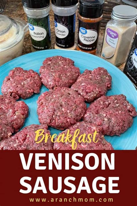 Venison Breakfast Sausage Recipe - A Ranch Mom