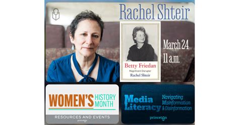 Raised in Princeton, Rachel Shteir Returns to Discuss Her New Betty Friedan Biography ...