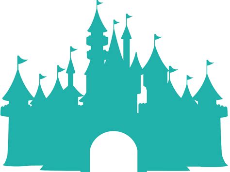 Disney Castle Silhouette | Free vector silhouettes
