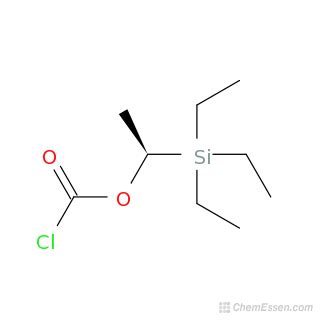 {1-[(chlorocarbonyl)oxy]ethyl}triethylsilane Structure - C9H19ClO2Si ...