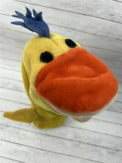 Baby Einstein Company Yellow DUCK Hand Puppet Hebrew University USA ...