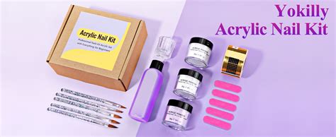Acrylic Nail Kit Powder Set: 30G Acrylic Powder Nails Kit - Acrylic Nail Kits Full Set for ...