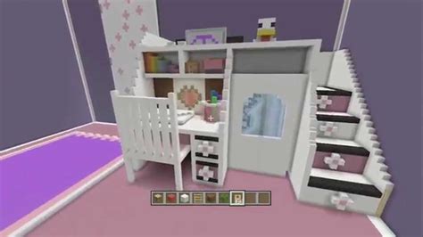 Minecraft - my minecraft girls room - YouTube