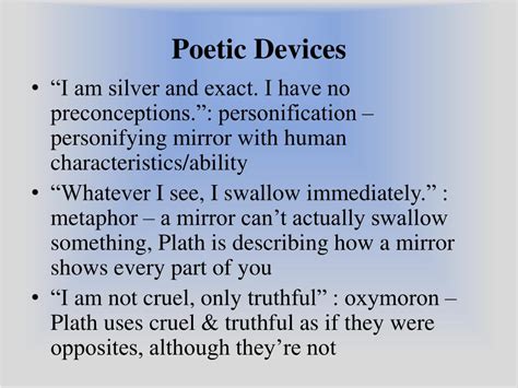 PPT - “Mirror” by Sylvia Plath PowerPoint Presentation, free download ...