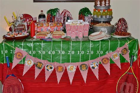 Pin by Susan Sweatman on Homemade Decorations | Sports themed birthday ...