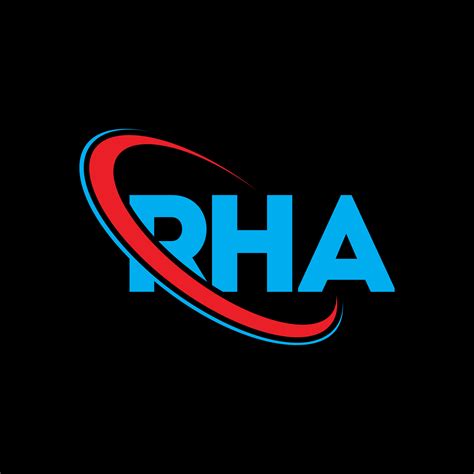 logotipo de rha. letra ra. diseño del logotipo de la letra rha ...