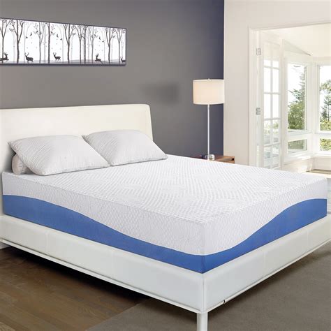 GranRest 10 Inch Aquarius Gel Memory Foam Mattress-in-a-Box, Full - Walmart.com - Walmart.com