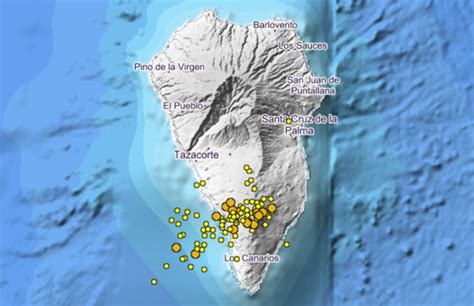 New earthquake swarm beneath La Cumbre Vieja volcano in La Palma, Canary Islands announces ...