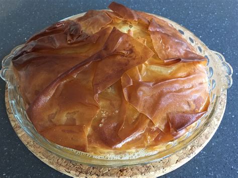 rick stein peach filo pie recipe