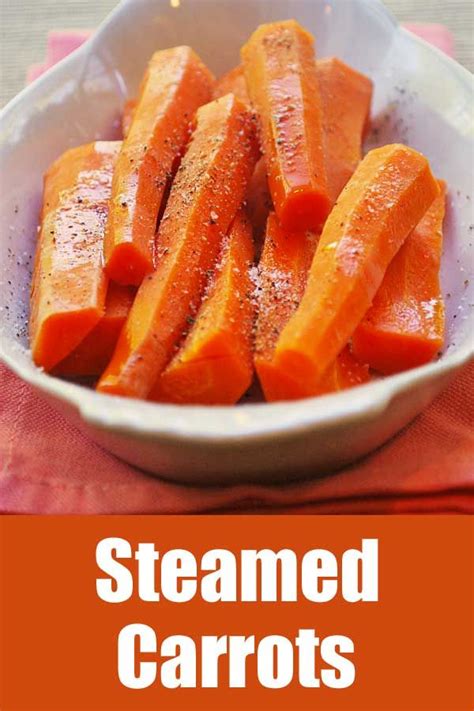 Steamed carrots are delicious. They have a fresh, naturally sweet taste and require minimal sea ...