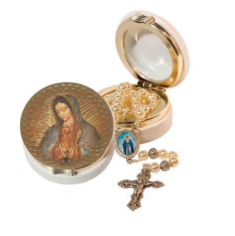 Our Lady of Guadalupe Rosary Case – A & R Italian Imports