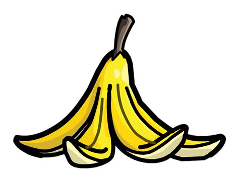 Banana peel Clip art - banana png download - 834*635 - Free Transparent ...