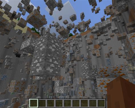 Simple Ores Mod ore demonstration Minecraft Map