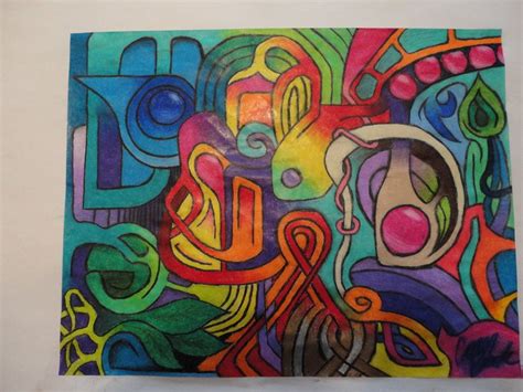 Abstract Drawing Ideas In Colored Pencil - Best Ideas