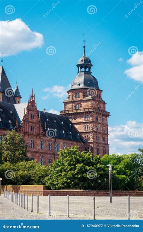 Castle Aschaffenburg Johannesburg in Bavaria Germany Stock Image ...