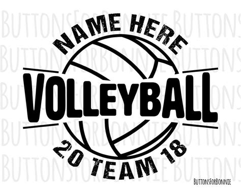 Volleyball Svg Volleyball Team Svg Volleyball Mom Template - Etsy ...