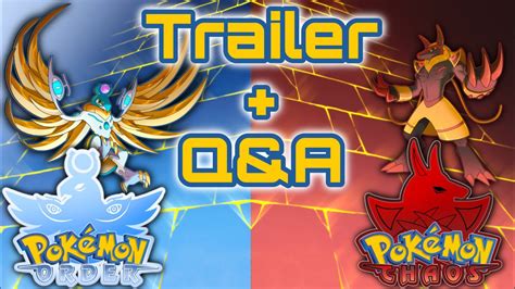 Pokémon Fan Games ORDER & CHAOS Trailer + Q&A - YouTube