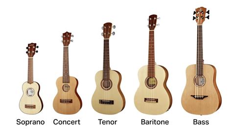 Ukulele Types and Sizes: Great Guide To 5 Different Kinds of Ukuleles!