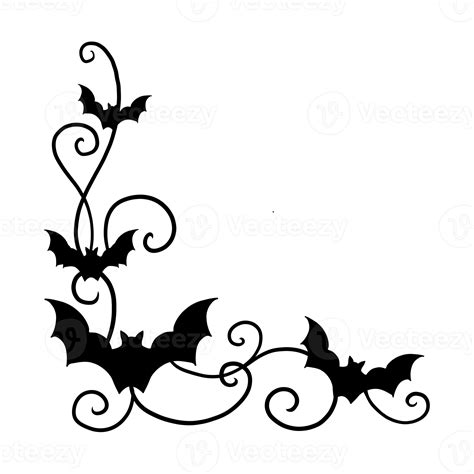 Halloween Bat Border 14968243 PNG