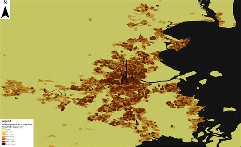 Population density map for Brisbane, Queensland : r/brisbane