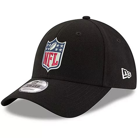 Men's New Era Black NFL Shield Logo 9FORTY Adjustable Hat