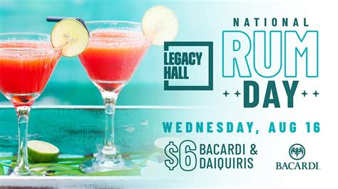 National Rum Day 2023