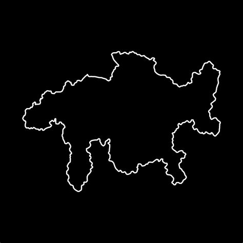 Grisons map, Cantons of Switzerland. Vector illustration. 15626992 ...