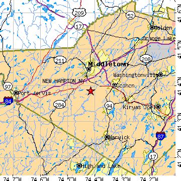 New Hampton, New York (NY) ~ population data, races, housing & economy