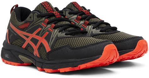 Asics Kids Black & Red Gel-Venture 8 Big Kids Sneakers ASICS