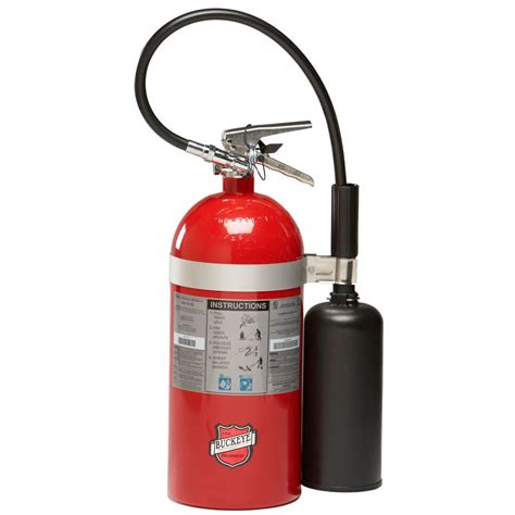 Buckeye 10 lb. Carbon Dioxide BC Fire Extinguisher - Rechargeable - UL Rating 10-B:C