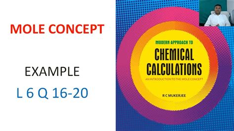 CHEMICAL CALCULATION || MOLE CONCEPT EXAMPLES L-6 - YouTube