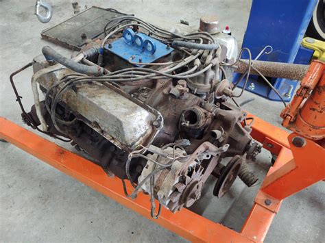 Early 66 GT 390 engine and four speed change out - 332-428 Ford FE ...