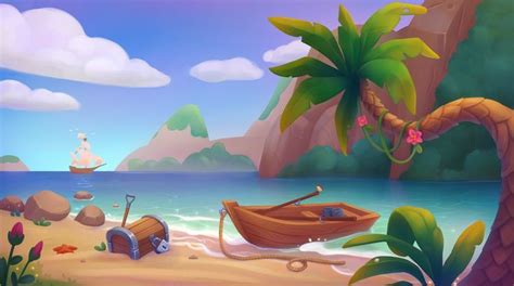 Tropical day in 2024 | Environment painting, Game concept art, Game ...