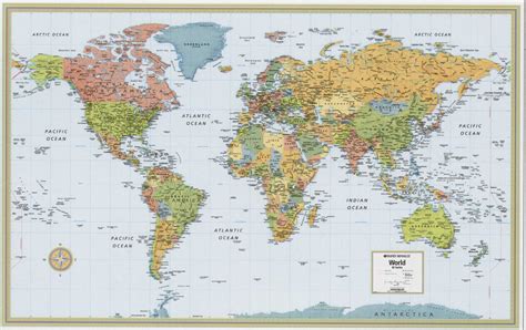 Free Printable World Atlas Map - Printable Templates