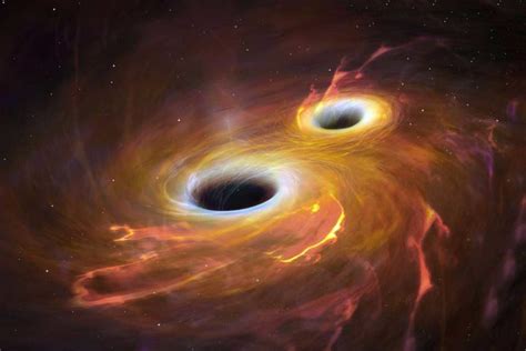 NASA shares images showing two supermassive black holes merging