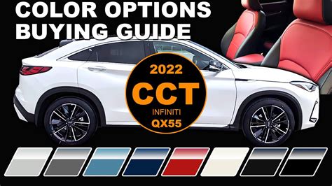 2022 INFINITI QX55 - Color Options Buying Guide - YouTube