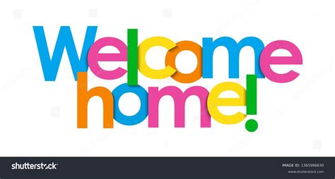 15,684 Welcome Home Banner Images, Stock Photos, 3D objects, & Vectors | Shutterstock