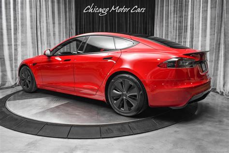 2021 Tesla Model S Plaid Sedan Red Multi-coat! Only 144 Miles! Autopi ...