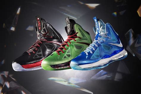 LeBron X Launch Colorways: Blue Diamond, “Pressure”, Jade. | NIKE LEBRON - LeBron James Shoes