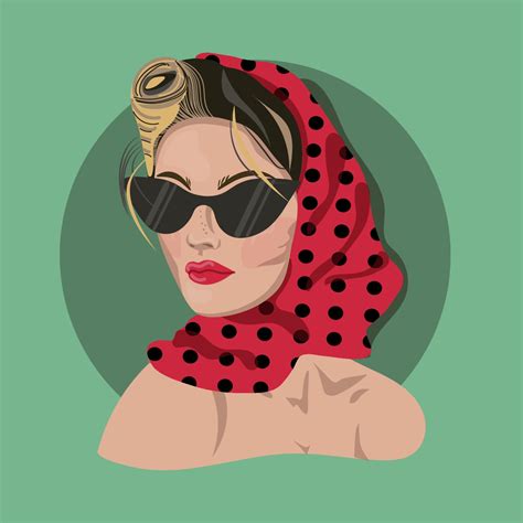 Vector portrait in pop art style 8361014 Vector Art at Vecteezy