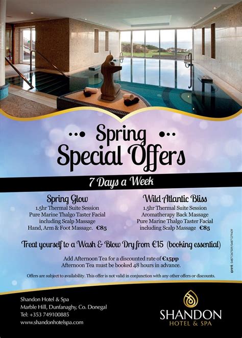 Special Offers - Shandon Hotel