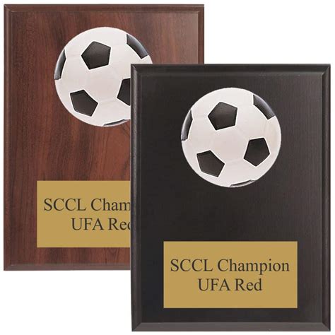 Soccer Ball Plaques - Suburban Custom Awards